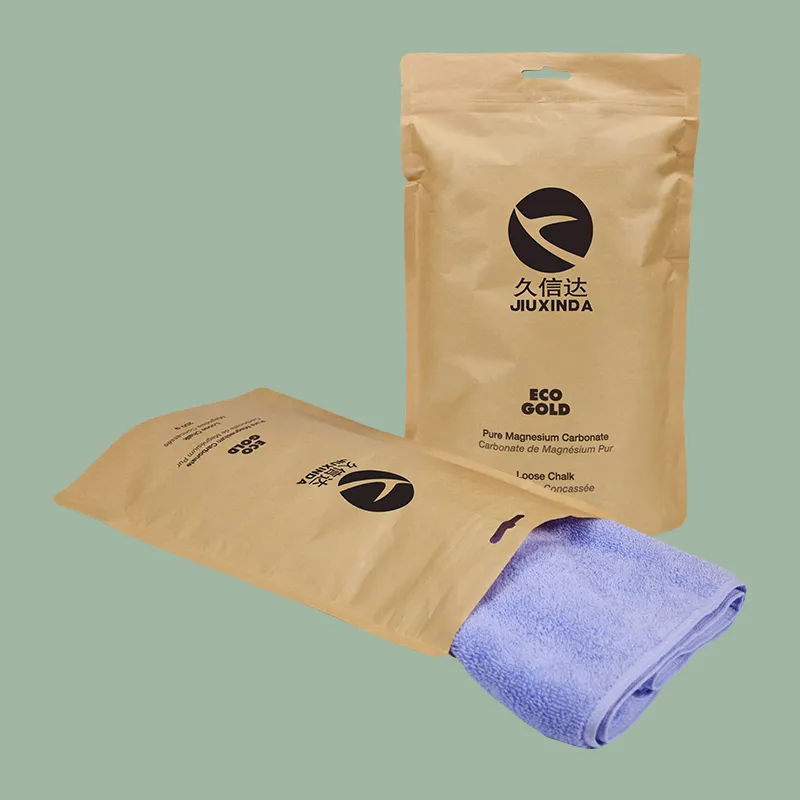 FSC Kraft Paper Bag with Biodegradable Film